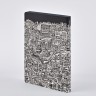 Блокнот Nuuna Graphic Paris 16,5 х 22 см в крапку 