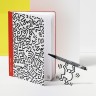 Блокнот Caran d'Ache Keith Haring середній в крапку білиий