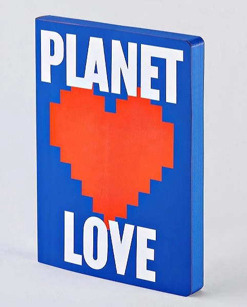 Блокнот Nuuna Graphic Planet Love 16,5 х 22 см в крапку