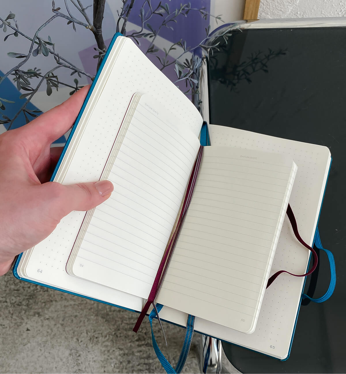 Папір у точку і лінійку середнього і кішенькового блокнотів Leuchtturm1917 Папір у точку і лінійку середнього і кішенькового блокнотів Leuchtturm1917