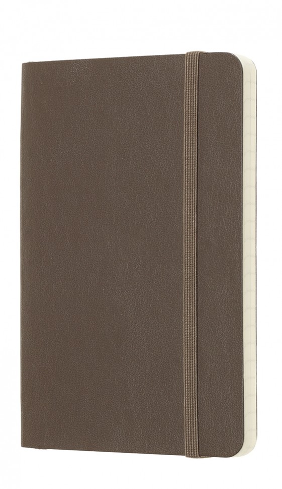 Блокнот Moleskine Classic 9 х 14 см в лінію коричневий м'який