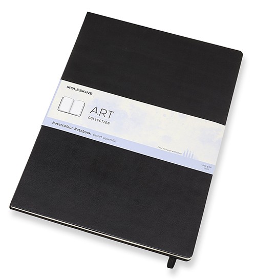 Скетчбук Moleskine Art Watercolour А3 29,7 х 42 см нелінований чорний 