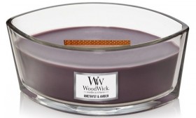 Ароматична свіча WoodWick Ellipse Amethyst &amp; Amber 453 г