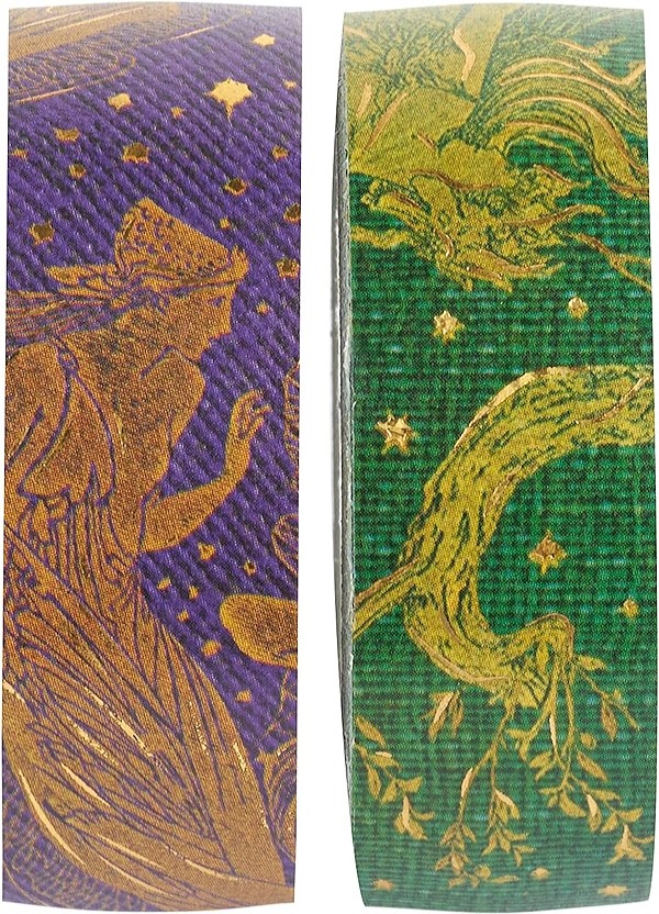 Дизайнерський скотч Paperblanks Оливкова Фея / Фіолетова Фея