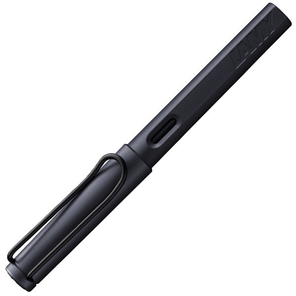 Чорнильна ручка Lamy Safari темно-синя матова перо F (тонке)