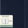 Щотижневик з місцем для записів Moleskine на 2026 рік великий 19 х 25 см сапфір