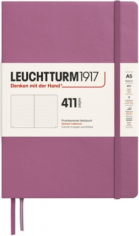 Блокнот Leuchtturm1917 Edition 411 середній 14,5 х 21 см в крапку приглушений рожевий
