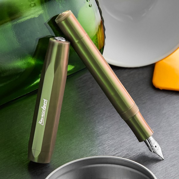 Чорнильна ручка Kaweco Lunar Sport сутінково-зелена перо M (середнє)