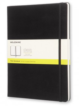 Блокнот Moleskine Classic великий 19 x 25 см нелінований чорний
