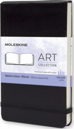 Альбом Moleskine Art Watercolour кишеньковий 9 х 14 см нелінований чорний 