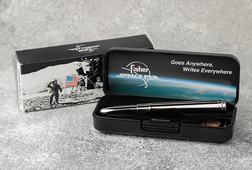 Кулькова ручка Fisher Space Pen Bullet Калібр .375 срібляста