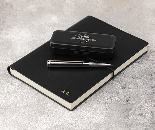 Кулькова ручка Fisher Space Pen Bullet Калібр .375 срібляста