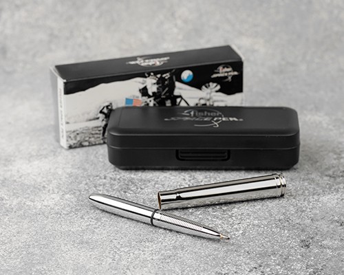 Кулькова ручка Fisher Space Pen Bullet Калібр .375 срібляста