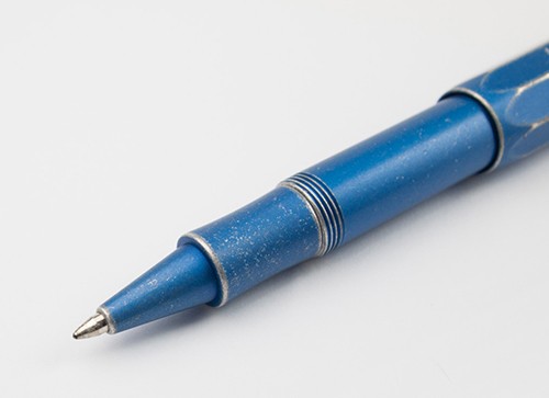 Ролерна ручка Kaweco Al Sport Stonewashed синя алюміній