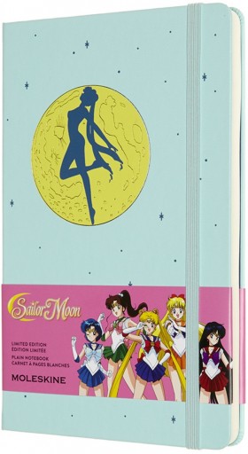 Блокнот Moleskine Sailor Moon середній 13 х 21 см нелінований м'ятний