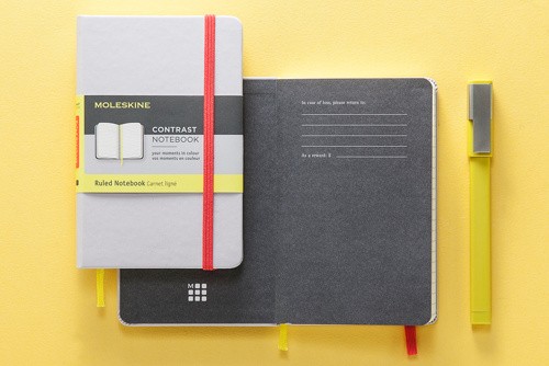 Блокнот Moleskine Contrast кишеньковий 9 х 14 см в лінію айстра
