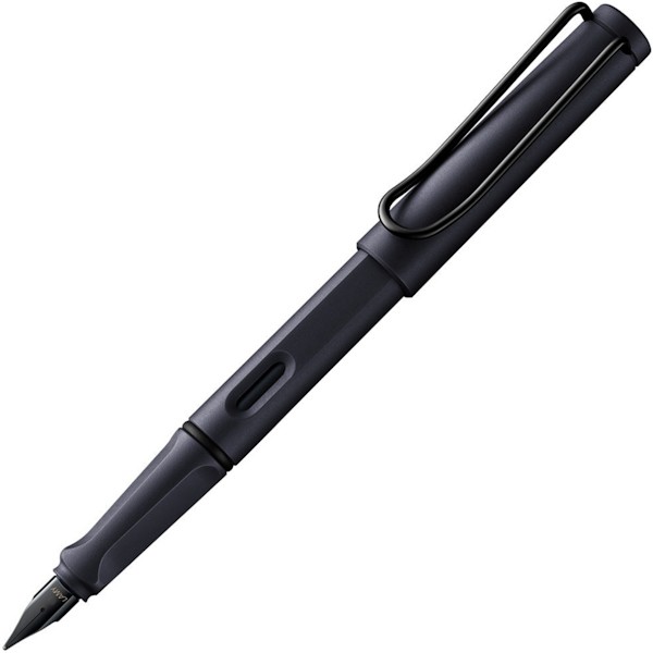 Чорнильна ручка Lamy Safari темно-синя матова перо M (середнє)