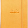 Блокнот Rhodia Webnotebook A6 9 х 14 см помаранчевий в крапку