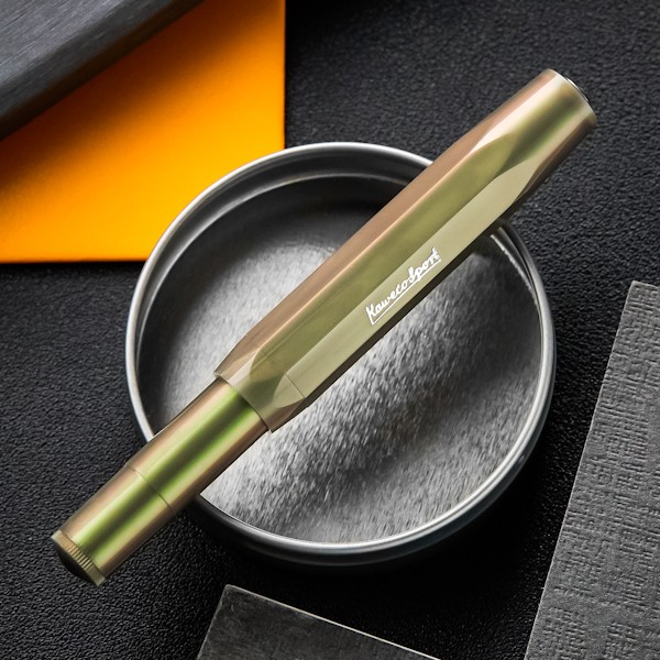 Чорнильна ручка Kaweco Lunar Sport сутінково-зелена перо B (товсте)
