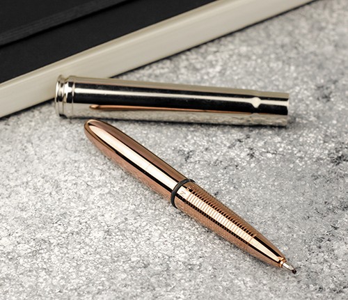 Кулькова ручка Fisher Space Pen Bullet Калібр .375 посріблений нікель