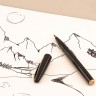 Капілярна ручка Pentel Sign Pen чорна твердий наконечник 