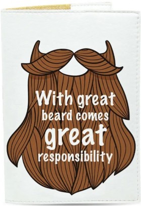 Обкладинка для паспорта Just Cover Борода