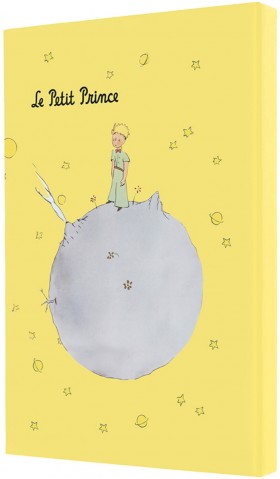 Блокнот Moleskine Le Petite Prince середній 13 х 21см в лінію чорний в боксі