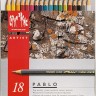 Набір водостійких олівців Caran d'Ache Pablo 18 штук 