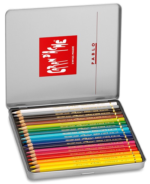 Набір водостійких олівців Caran d'Ache Pablo 18 штук 