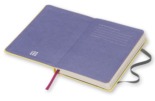 Блокнот Moleskine Contrast кишеньковий 9 х 14 см в лінію цитрус