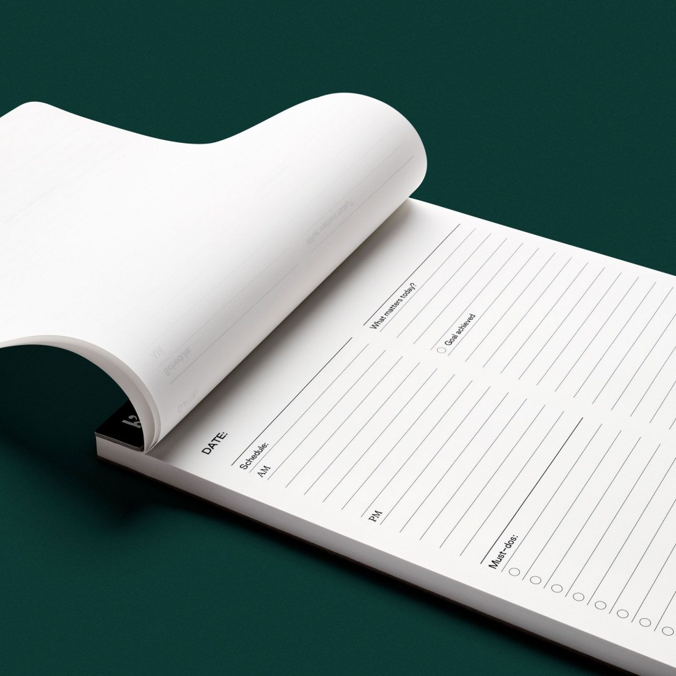 Планер Karst Daily Action Pad A5 чорний недатований