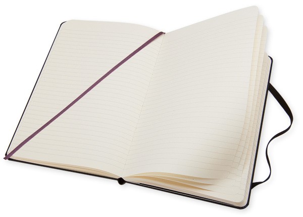 Блокнот Moleskine Classic великий 19 x 25 см в лінію сапфір