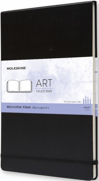 Альбом Moleskine Art Watercolour А4 21 х 30 см нелінований чорний 