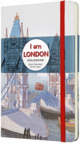 Блокнот Moleskine I Am London середній 13 х 21 см в лінію 