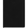 Щотижневик з місцем для записів Moleskine на 2026 рік великий 19 х 25 см чорний м'який