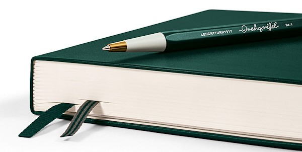 Блокнот Leuchtturm1917 Edition 411 середній 14,5 х 21 см в лінію лісовий зелений
