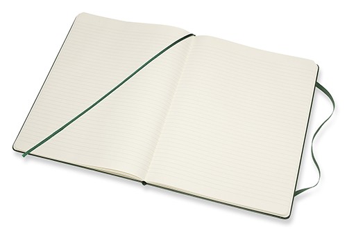 Блокнот Moleskine Classic великий 19 x 25 см в лінію миртовий зелений