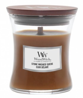 Ароматична свіча WoodWick Mini Stone Washed Suede 85 г