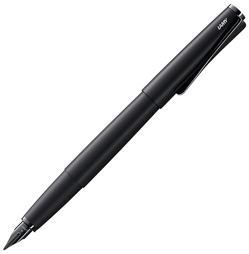 Чорнильна ручка Lamy Studio All Black чорна перо F (тонке)