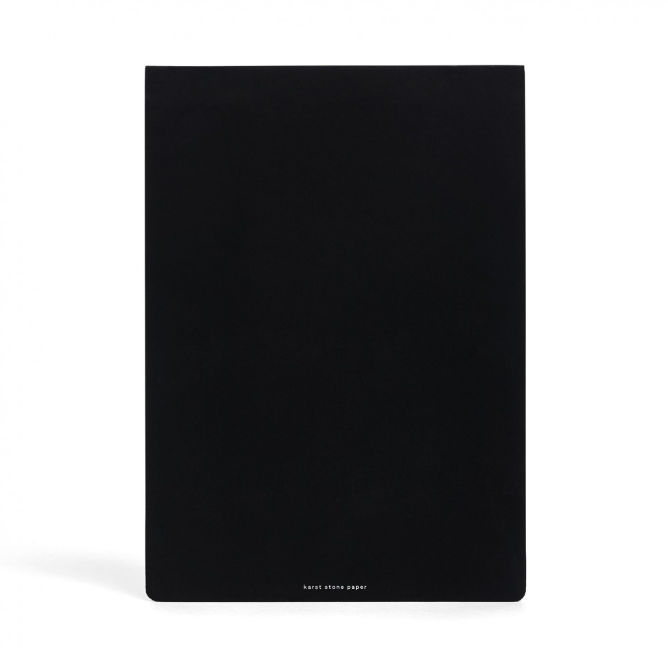 Блокнот Karst Notepad A4 21 х 29,7 см в клітинку чорний 