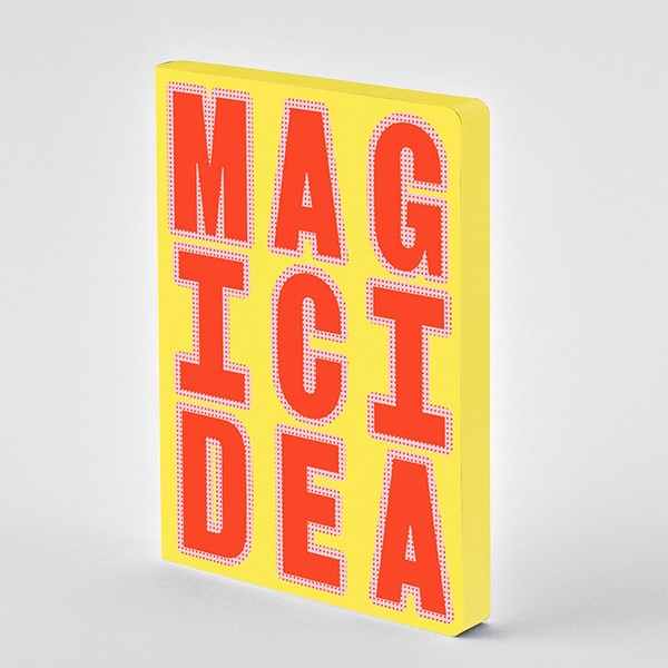 Блокнот Nuuna Graphic Glow Magic Idea 16,5 х 22 см в крапку 