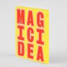 Блокнот Nuuna Graphic Glow Magic Idea 16,5 х 22 см в крапку 