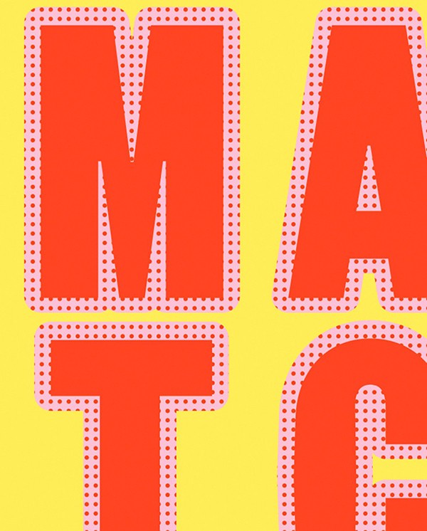 Блокнот Nuuna Graphic Glow Magic Idea 16,5 х 22 см в крапку 