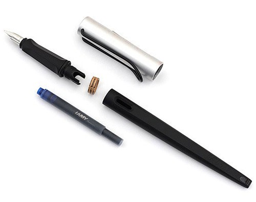 Чорнильна ручка Lamy Joy матова чорна/хром перо 1,9 мм