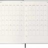 Горизонтальний щотижневик Moleskine на 2026 рік середній 13 х 21 см чорний
