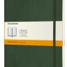 Блокнот Moleskine Classic великий 19 x 25 см в лінію миртовий зелений м'який 