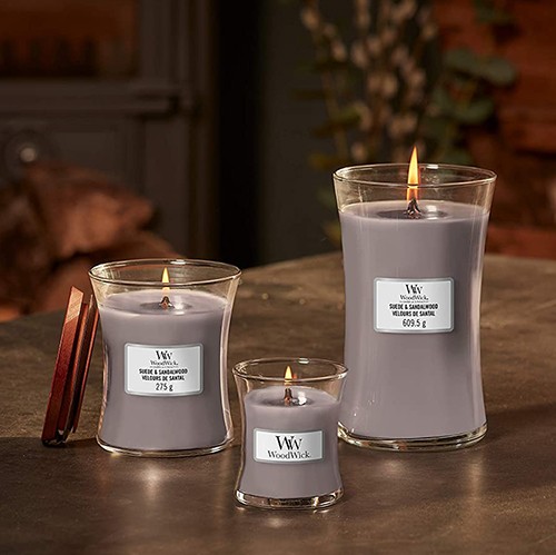 Ароматична свіча WoodWick Mini Suede Sandalwood 85 г