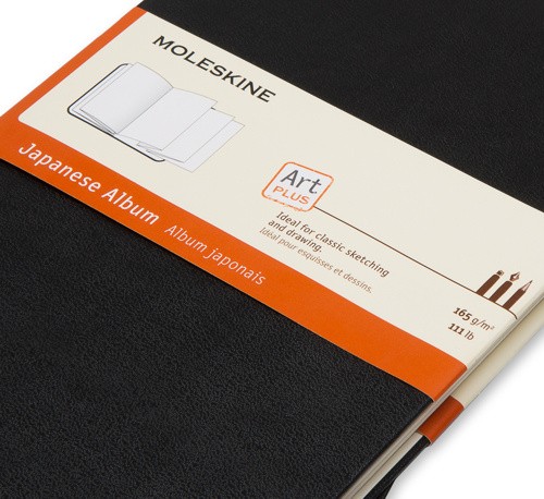 Скетчбук Moleskine Art Japanese Album кишеньковий 9 х 14 см нелінований чорний 