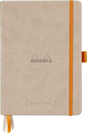 Блокнот Rhodia Goalbook А5 15,5 х 21,5 см бежевий в крапку твердий