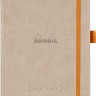 Блокнот Rhodia Goalbook А5 15,5 х 21,5 см бежевий в крапку твердий